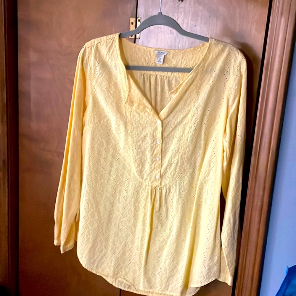 Llbean blouse